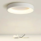 Nordic Round LED Ceiling Light With Remote Control For Energy Efficient Modern Homes