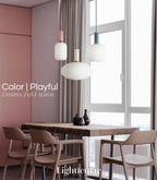 Nordic Fluted Glass Pendant Lamp for Modern Interiors