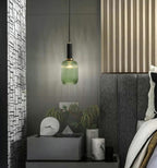 Nordic Fluted Glass Pendant Lamp for Modern Interiors