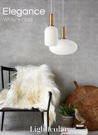 Nordic Fluted Glass Pendant Lamp for Modern Interiors
