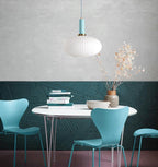 Nordic Fluted Glass Pendant Lamp for Modern Interiors