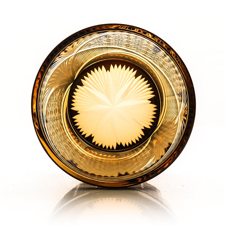 MiyuCraft | כוס וויסקי בעיצוב נוצת עגור בעבודת יד עם קופסת עץ | Petprovac