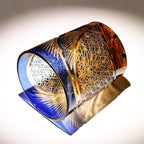 MiyuCraft | כוס וויסקי בעיצוב נוצת עגור בעבודת יד עם קופסת עץ | Petprovac