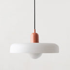 Lámpara colgante de vidrio Liora Bauhaus con ajuste de altura