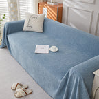 LumaWeave Minimalist Chenille Sofaovertræk, vaskbart og holdbart