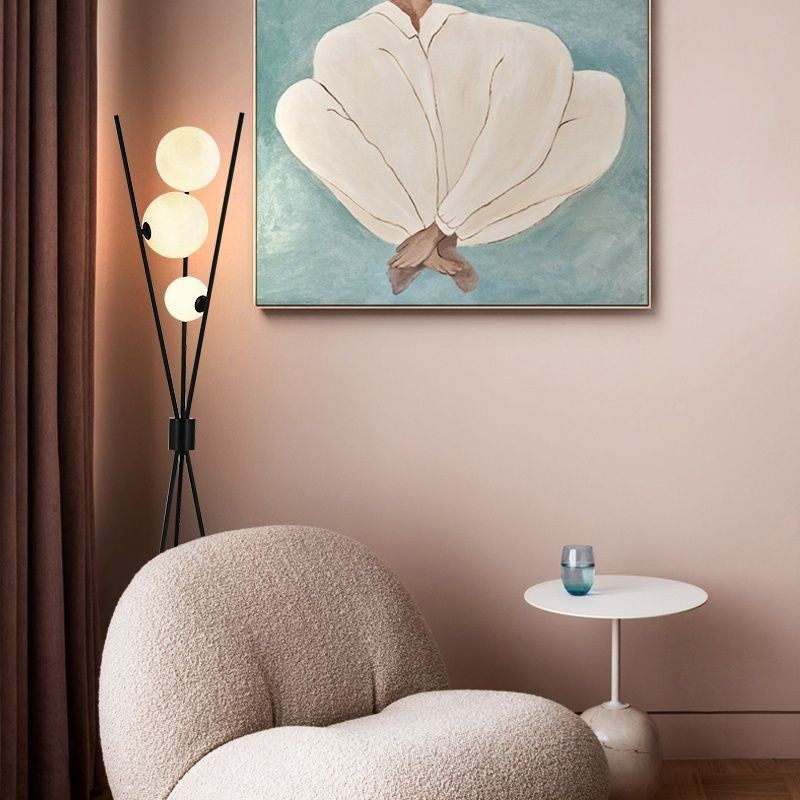 LunaGlow Moonlight Floor and Table Lamp For Modern Living Rooms