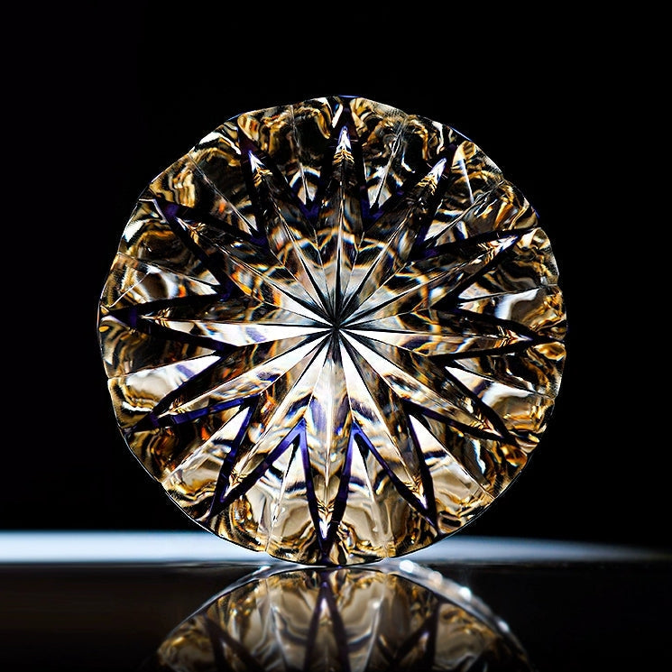 Hikaru | 職人のフローライトウイスキータンブラー 木箱付き | Petprovac