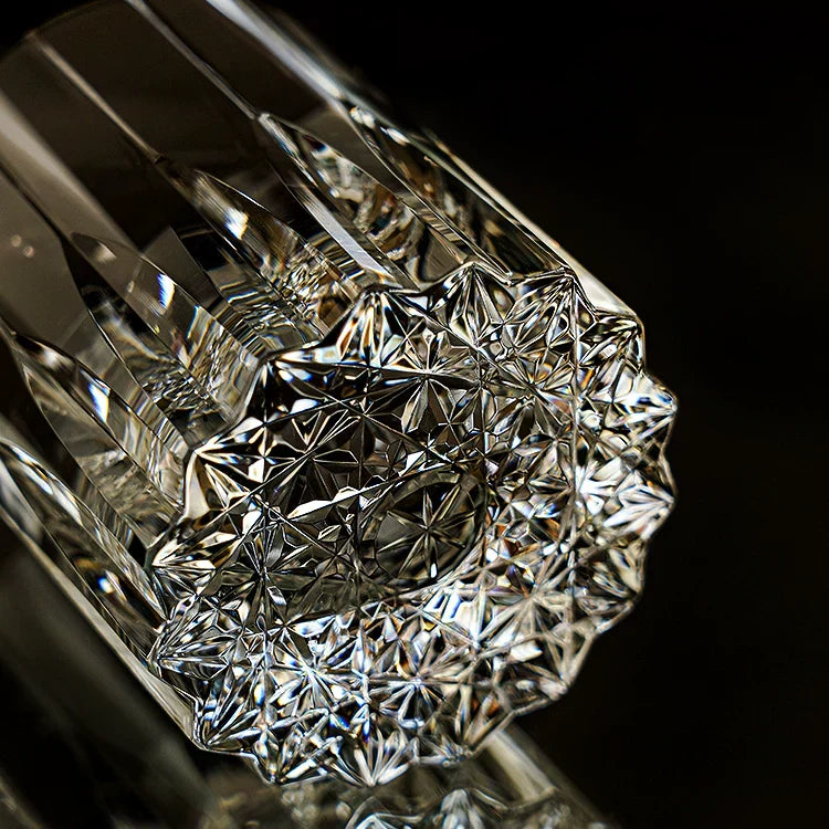 Togane | Copos de Whisky Estilo Kiriko Multicoloridos com Caixa de Madeira | Petprovac