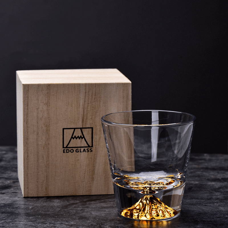 Set di bicchieri da whisky Aiko Kiriko di Chamvin Edizione Edo Craft