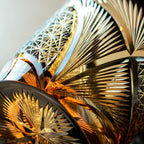 MiyuCraft | כוס וויסקי בעיצוב נוצת עגור בעבודת יד עם קופסת עץ | Petprovac