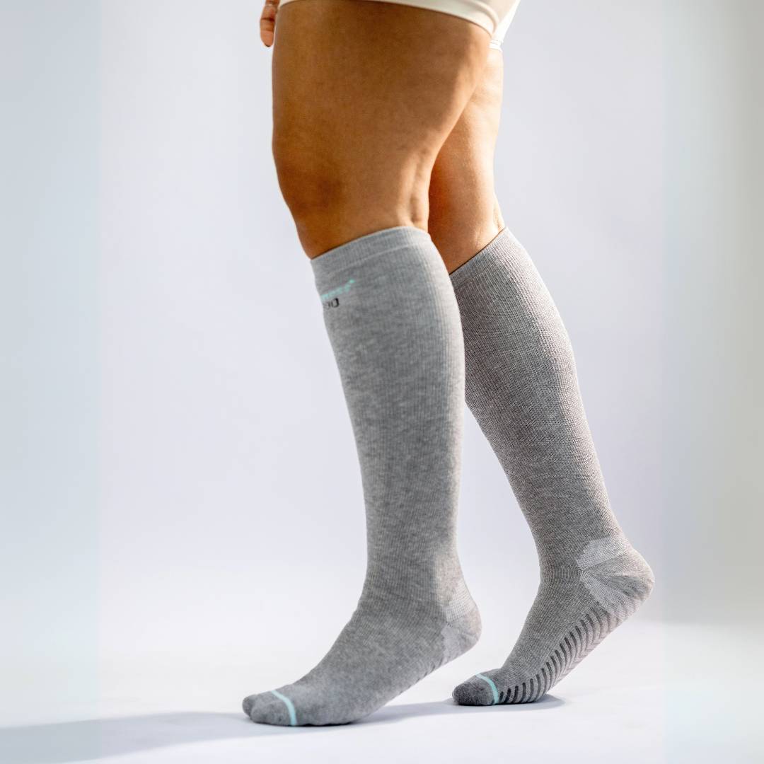 Comfort Bamboo Compression Socks for Daily Leg Support and Recovery