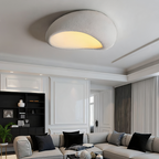 侘寂ファブリック天井ランプ - ポリフォーム＆レジン | Petprovac