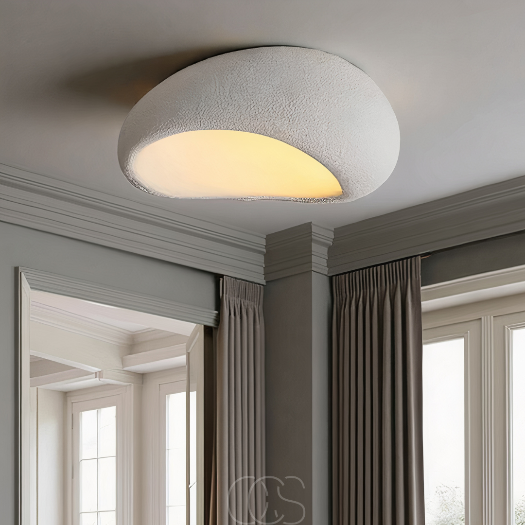 Wabi-Sabi kangas kattovalaisin - polyformi ja hartsi | Petprovac