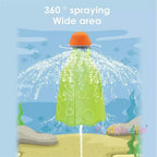Rotating Octopus Water Toy for Fun Garden Play
