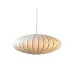 Lampada da soffitto Aethera in seta per spazi abitativi moderni