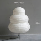 SoraLume Rice Paper Floor Lamp With Adjustable Lighting
