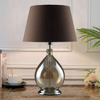 带布罩的玻璃台灯 适用于现代家居照明