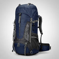 Zaino impermeabile da 65L da uomo con sistema di trasporto ergonomico per avventure