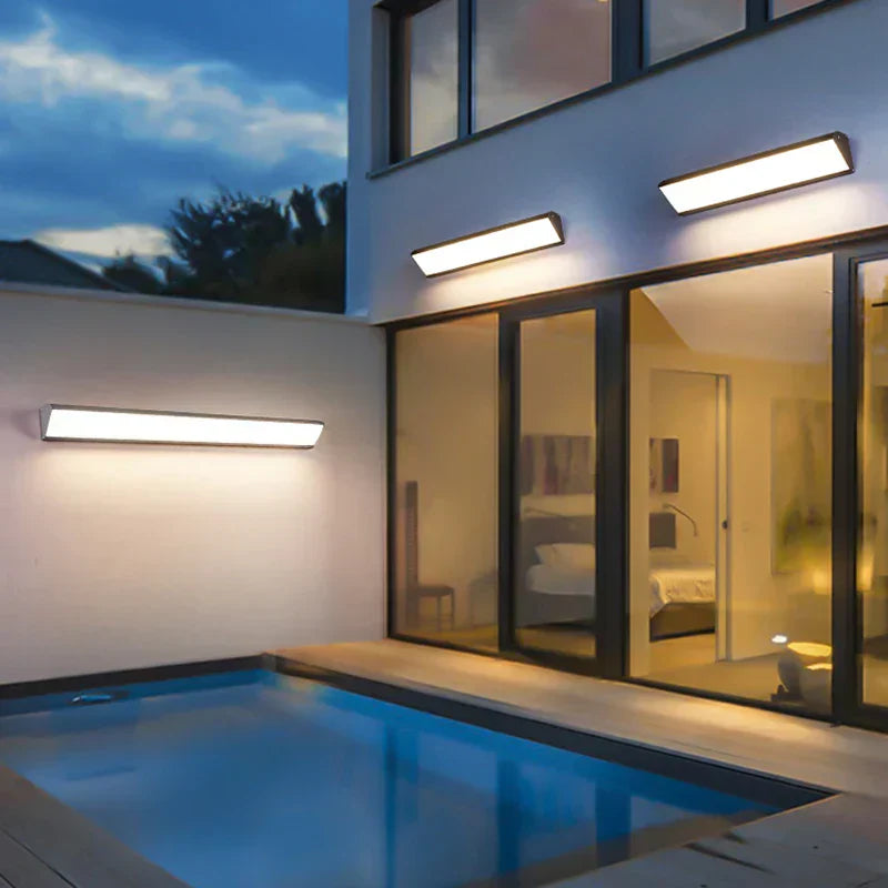 Lumera Außen Wasserdichte LED Wandleuchte Für Patio Akzent