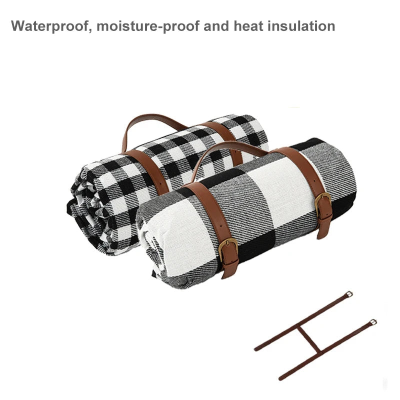 Waterproof Foldable Picnic Blanket For Camping And Beach Trips