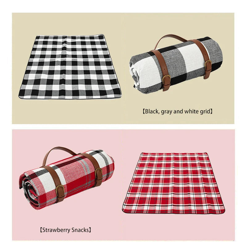 Waterproof Foldable Picnic Blanket For Camping And Beach Trips