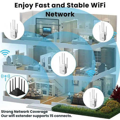 户外WiFi增强器，适用于花园、院子和家庭办公室