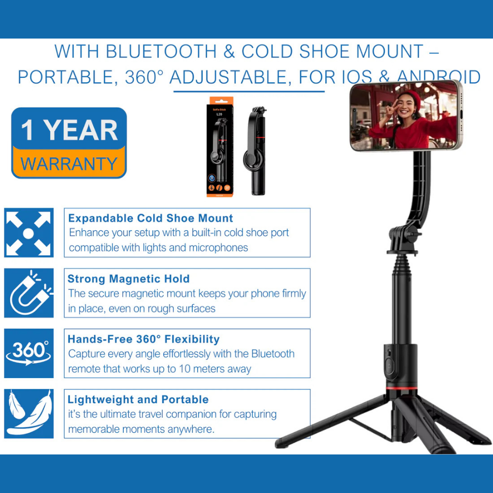 MagnoPod | Magnetisk Selfiestativ