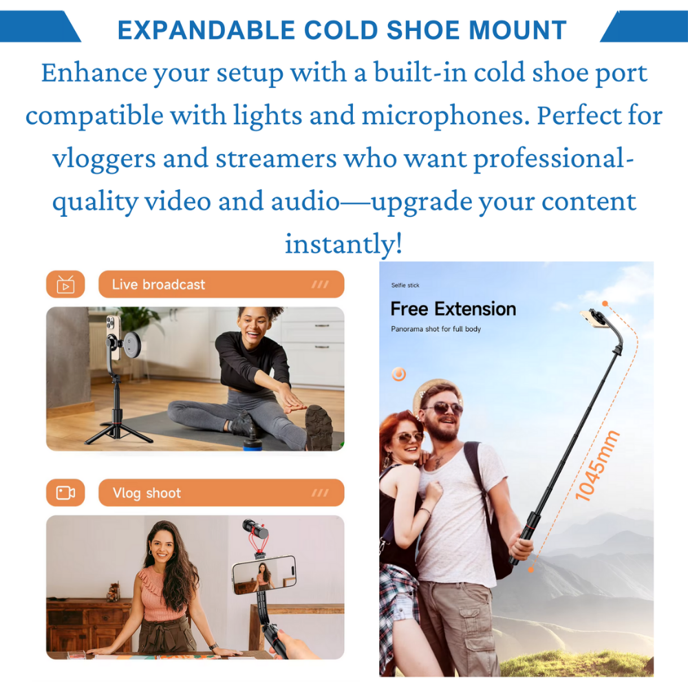 MagnoPod | Magnetisk Selfiestativ