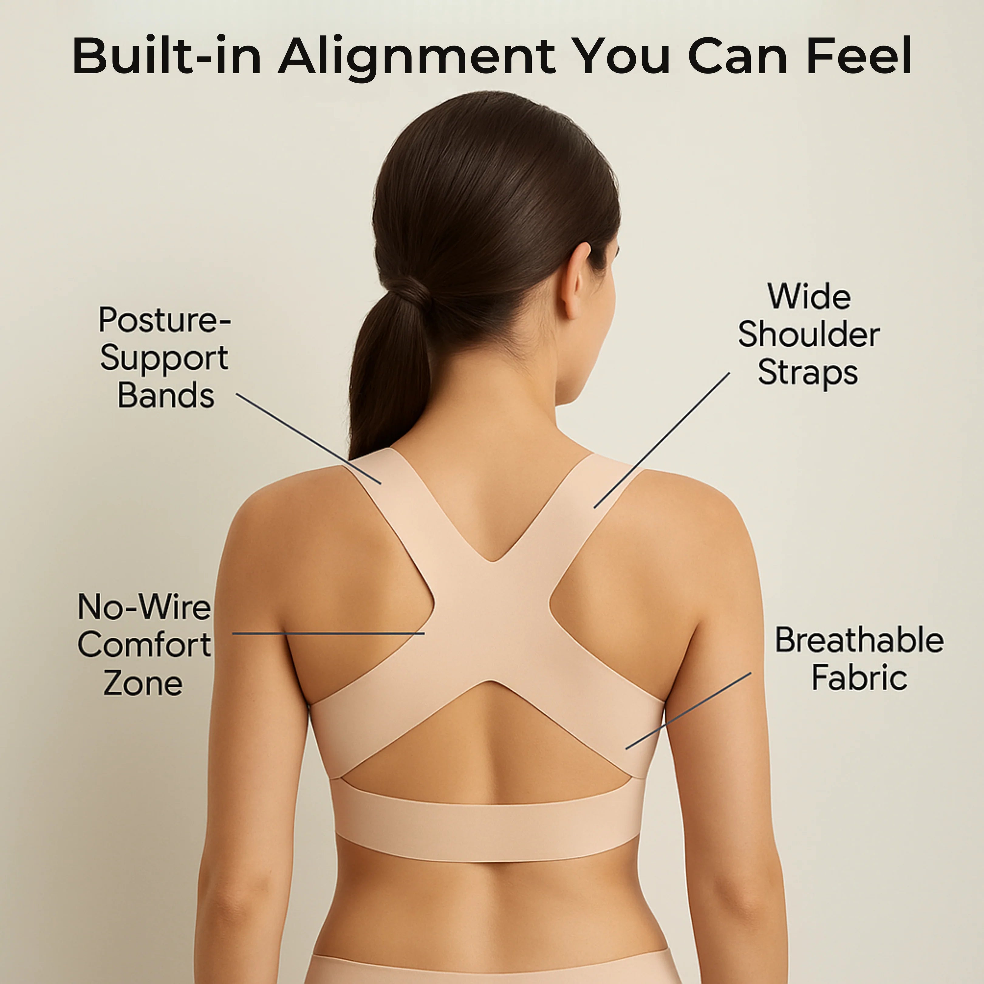 Everyday Comfort Posture Support Bra