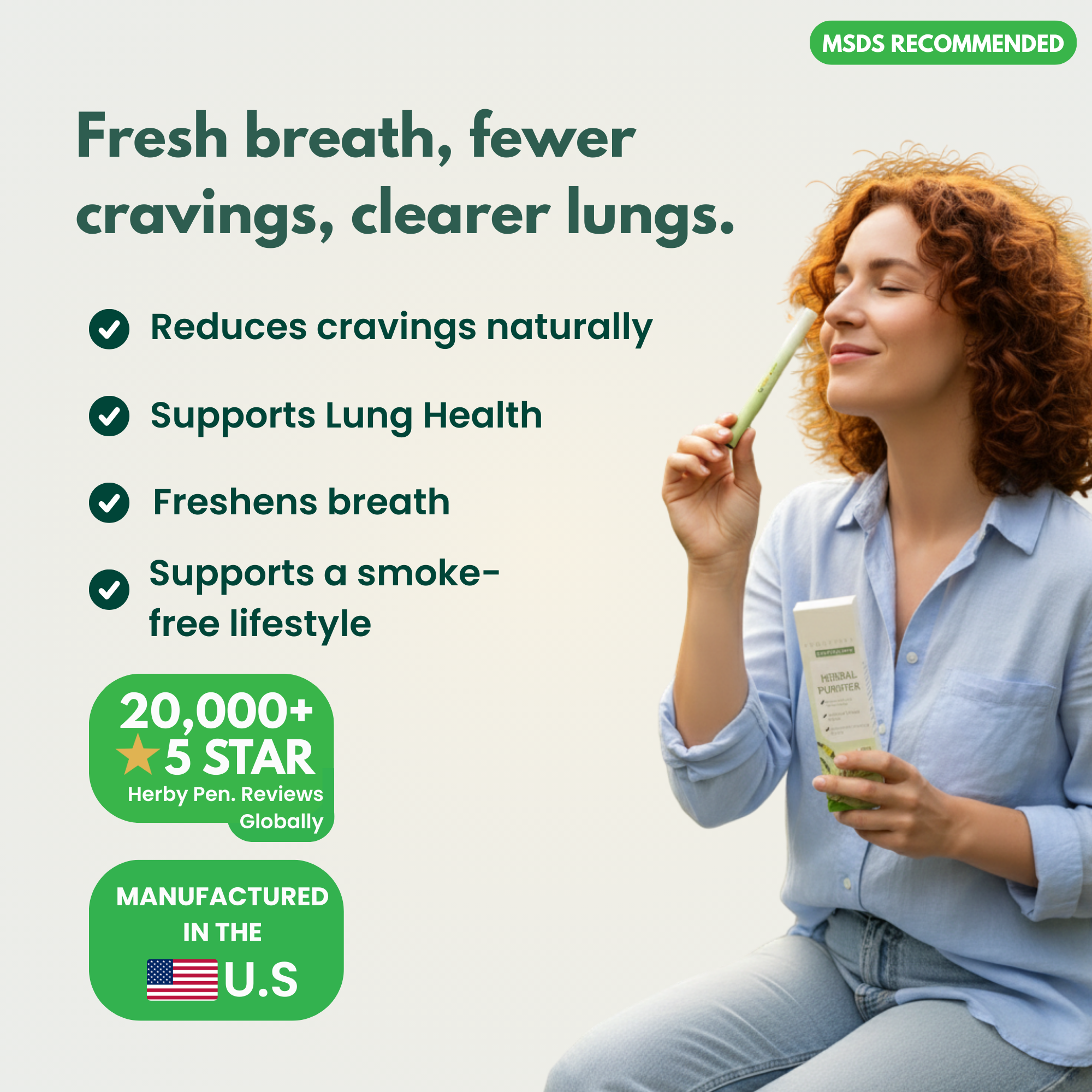 Inhaler Respiratori Herba Untuk Berhenti Merokok Dan Penggunaan Ritual