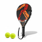 Padelracket för nybörjare med hållbart antivibrationsgrepp för komfort och kontroll