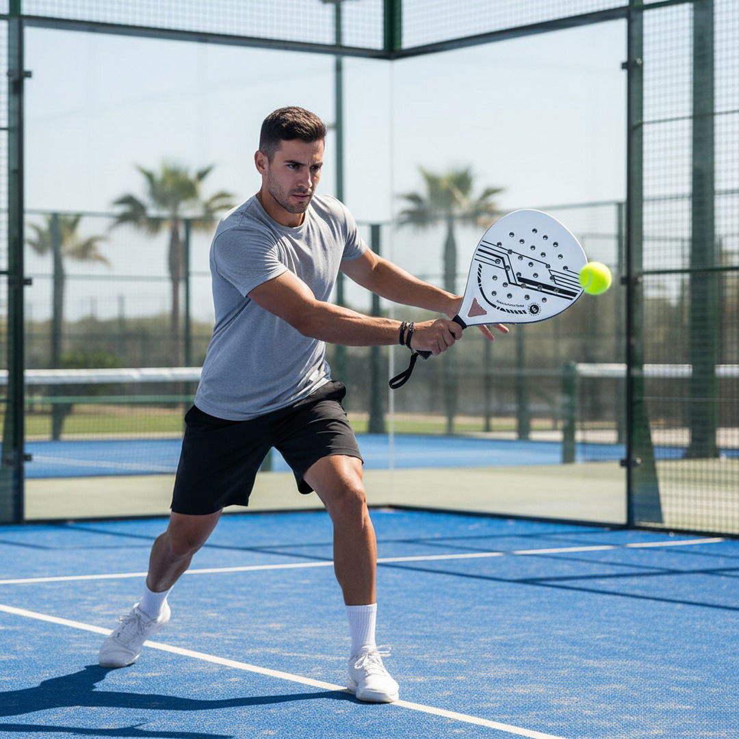 Padel teniszütő kezdőknek tartós, kényelmes markolattal a pontos irányításért