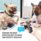 PawStride sokkmentes kiképző nyakörv hosszú hatótávolságú távirányítóval