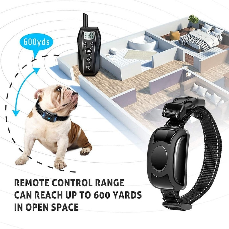 Pawfey Collare Antiscossa con Telecomando a Lunga Distanza