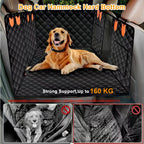 Pelindung Tempat Duduk Kereta Kalis Air Tahan Lama Untuk Anjing Dengan Tingkap Jaring