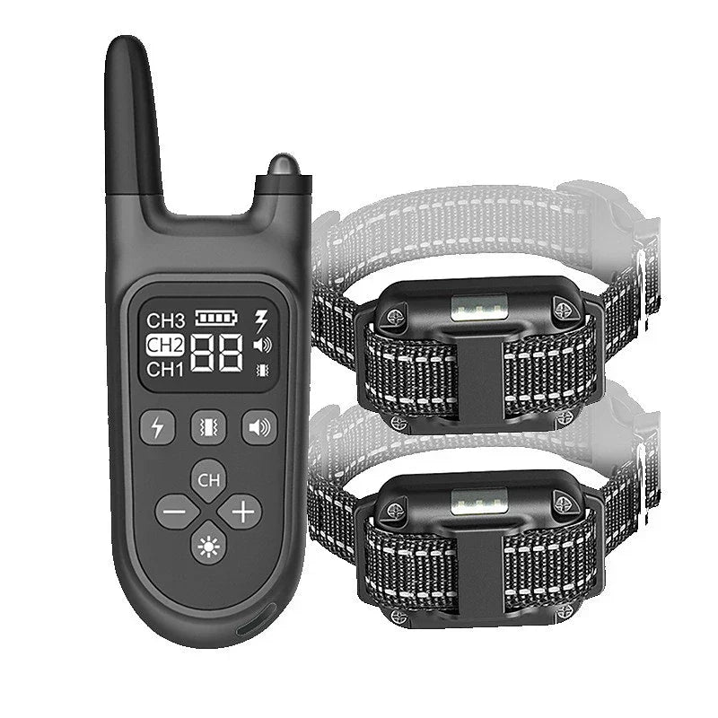 NovaPaw Fjernbetjent Træningskrave til Hunde med Bip, Vibration og Stød