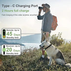 PulsePup Pro リモート犬用トレーニングカラー（ビープ音、振動、ショック、ライト付き）