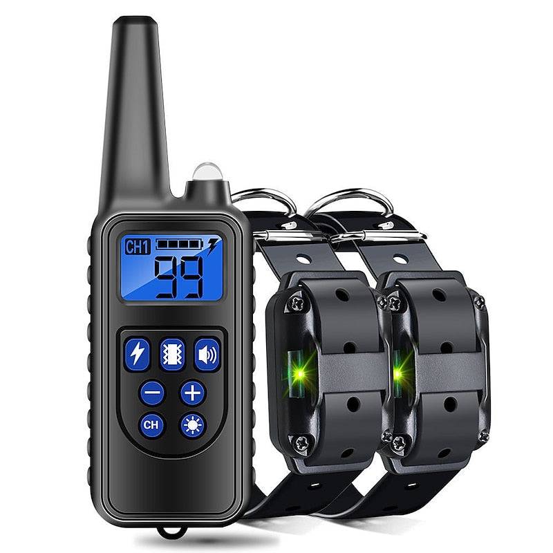Pawfey Remote Control Training Collar For Dogs With 300m Range