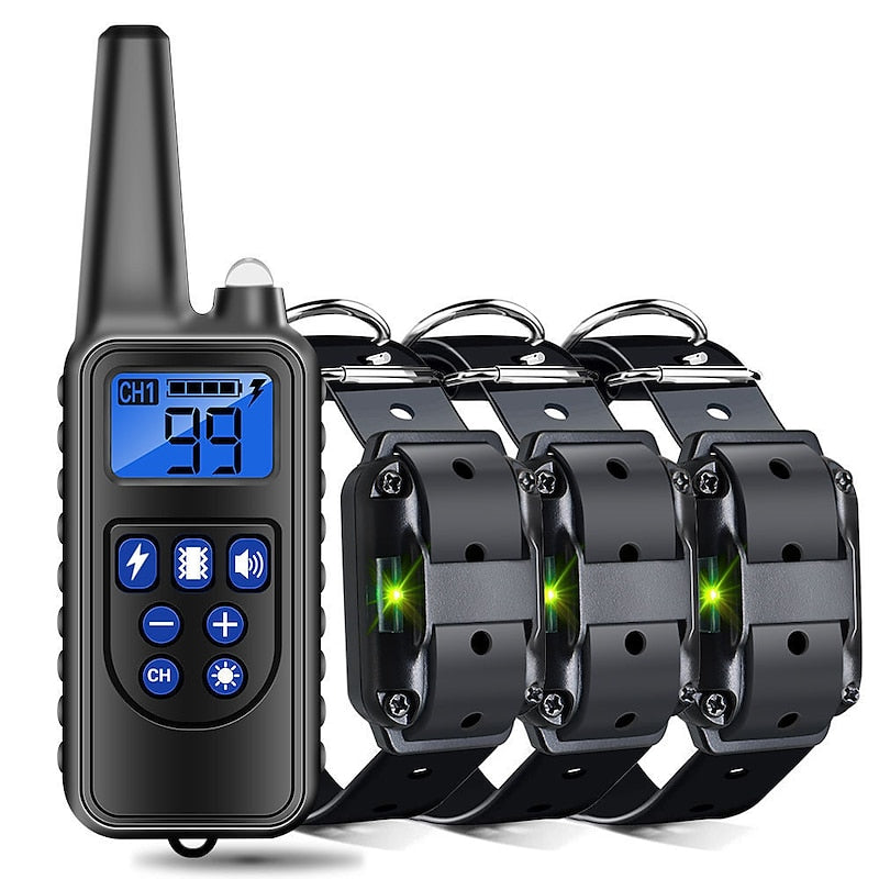 Pawfey Remote Control Training Collar For Dogs With 300m Range