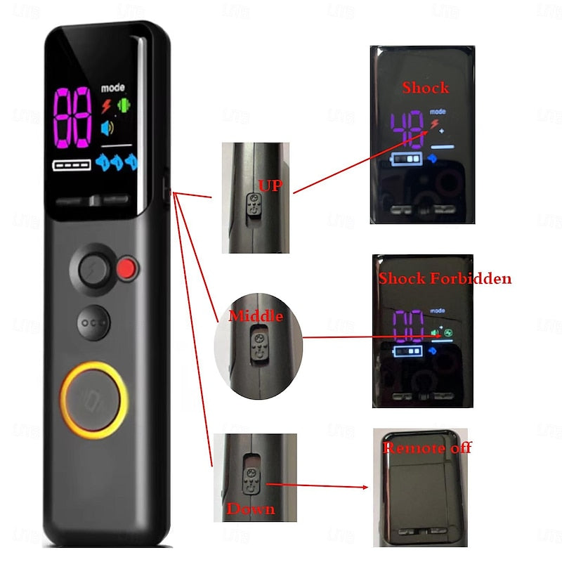 NovaPaw Pro vandtæt fjerntræningskrave med vibration og lyd, 50 niveauer