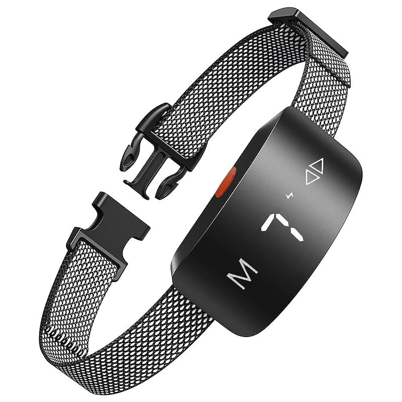 NovaPup vízálló érintőképernyős ugatásgátló nyakörv, újratölthető