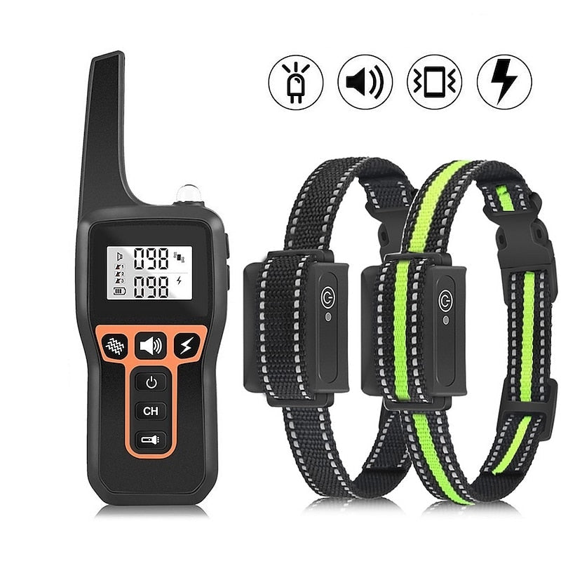 ZenRidge Collare per addestramento cani impermeabile 1000m ricaricabile