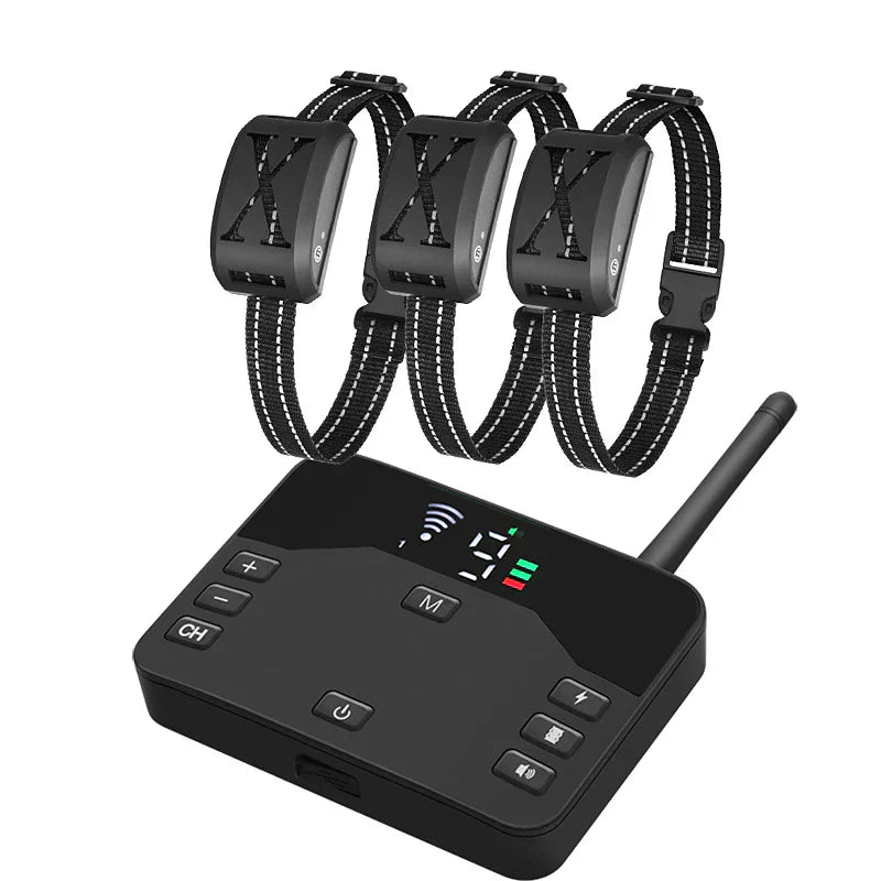 FidoFence Pro trådløst hundegårdssystem med halsbånd, 9–240m