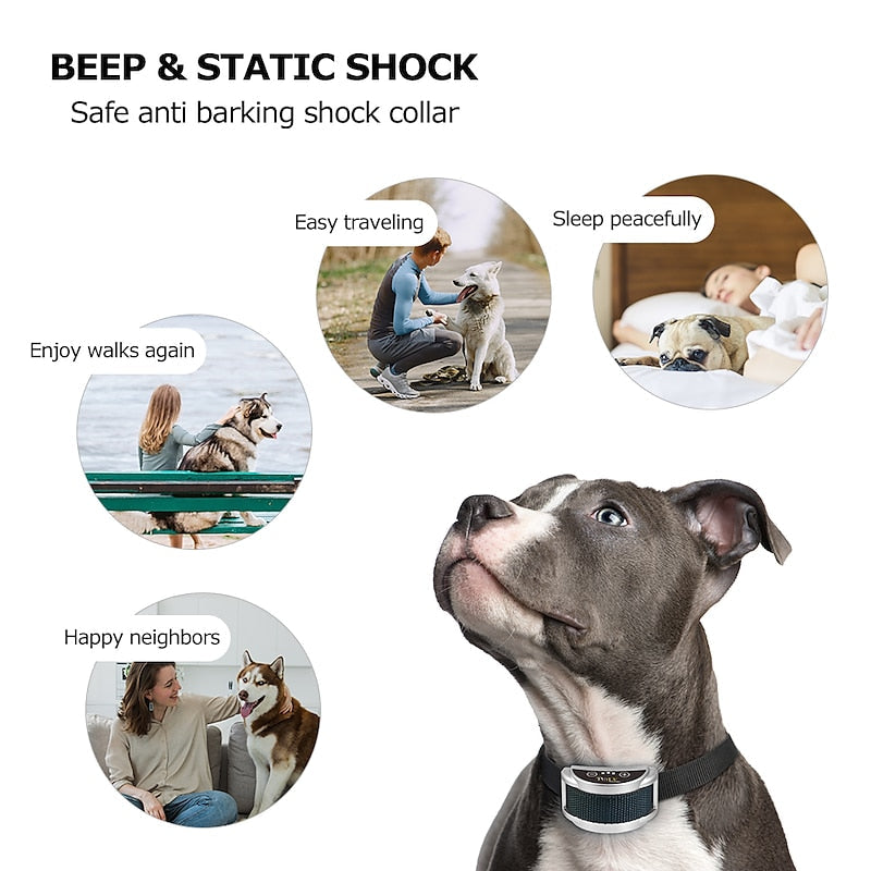 CanineGuard Pro újratölthető ugatásgátló nyakörv minden fajtának