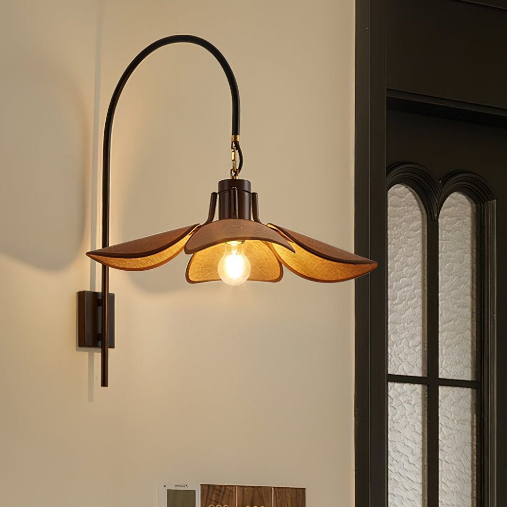 FloraNova Wandlamp | Bloemenbloesem Wandlicht, Sfeervol Gloed