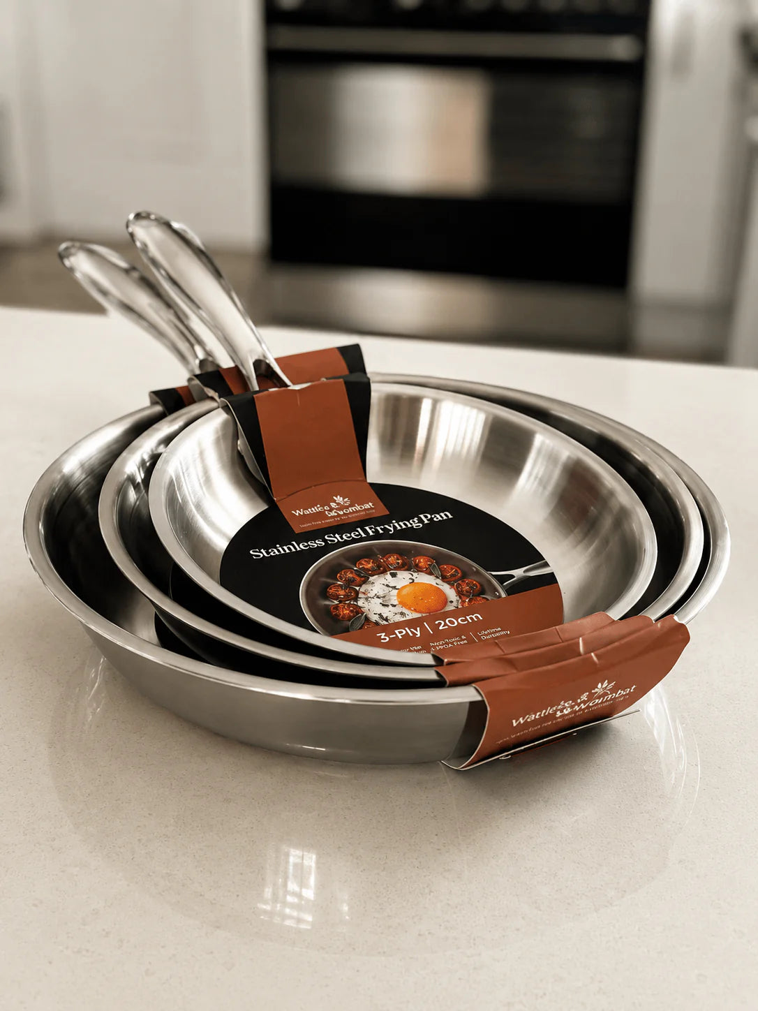Premium Stainless Steel Everyday Pans
