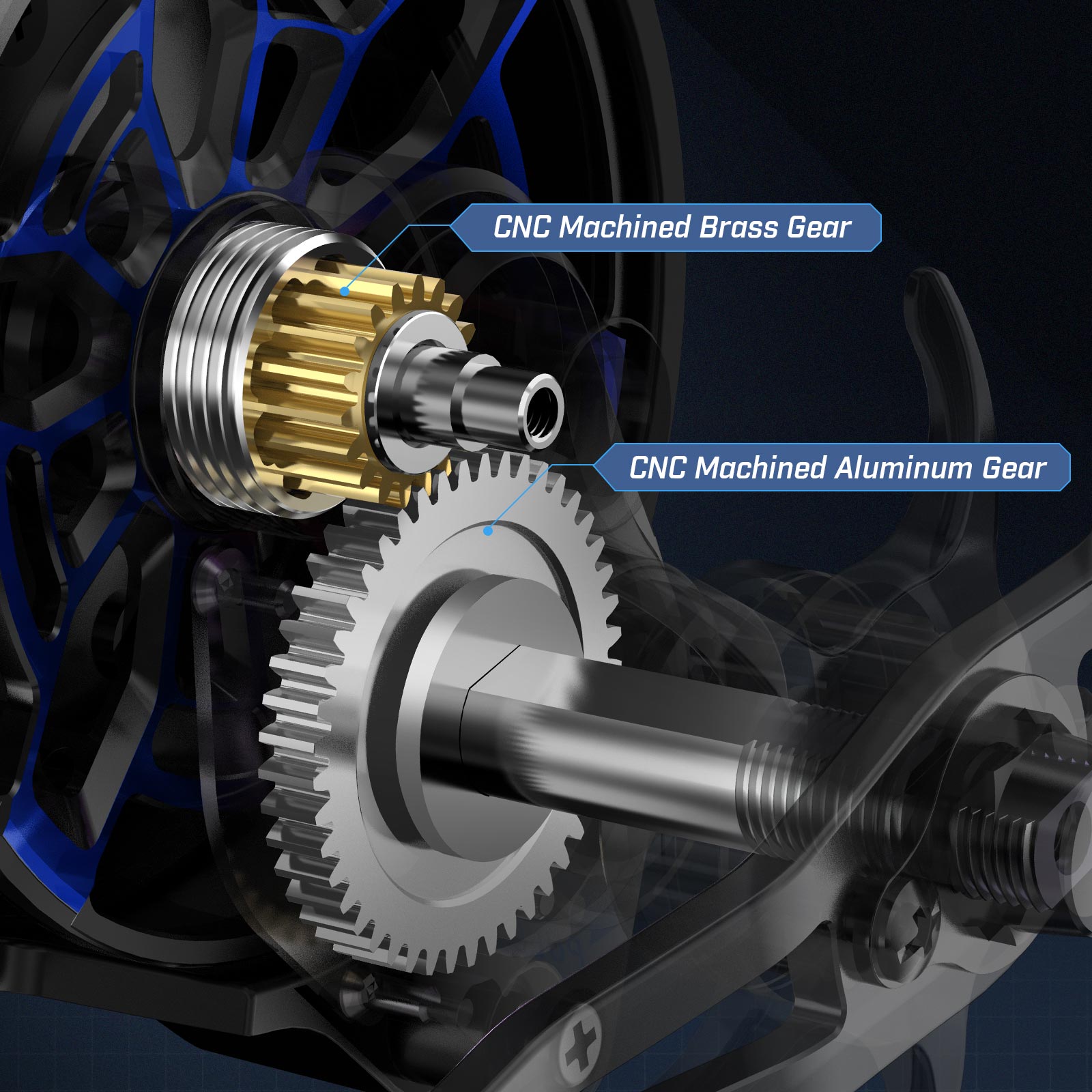 بكرة صيد الجليد Piscifun ICX Frost Carbon، نظام إسقاط مغناطيسي، قطر بكرة كبير