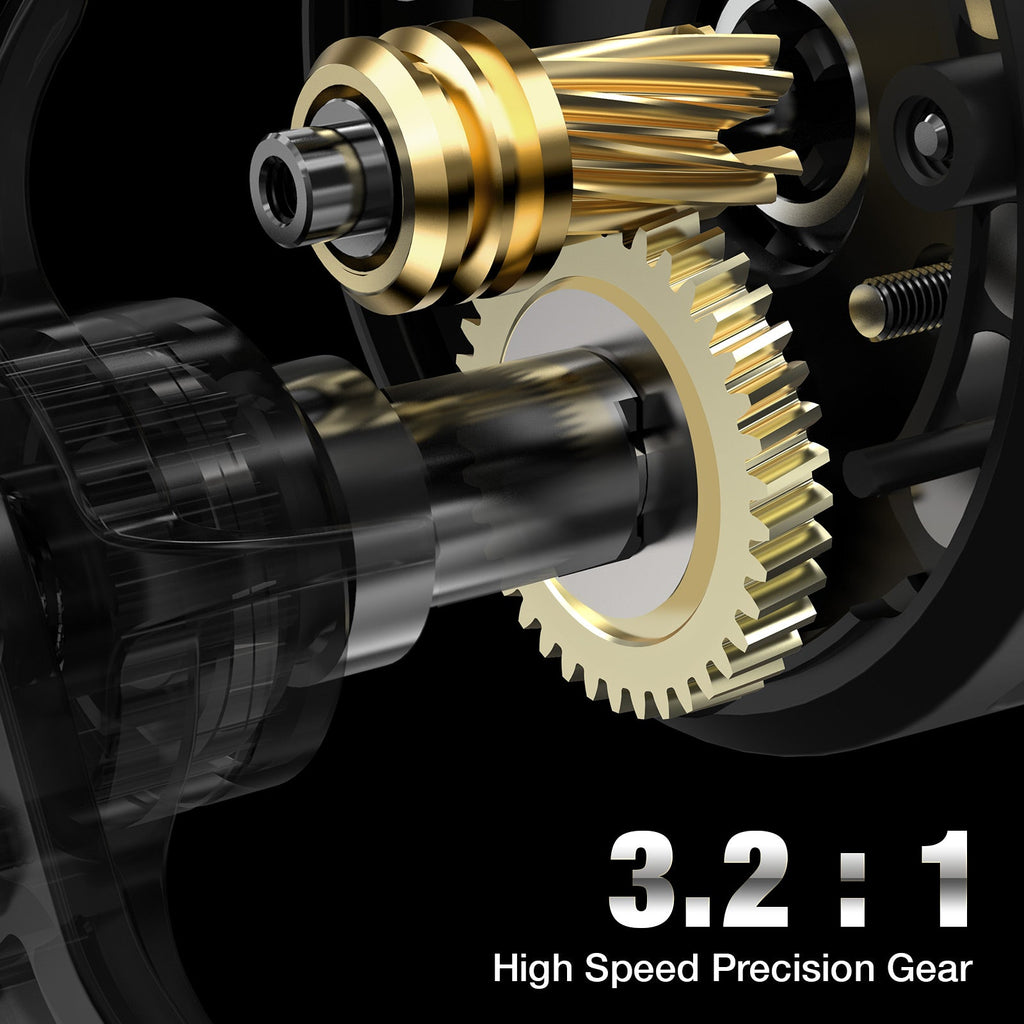 بكرة صيد الثلج Petprovac ICX Carbon، ترقية الهيكل، نظام إسقاط مغناطيسي، بكرة صيد الثلج الخطية