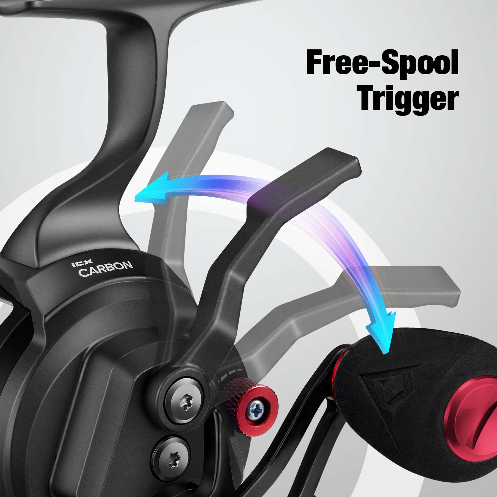 بكرة صيد الثلج Petprovac ICX Carbon، ترقية الهيكل، نظام إسقاط مغناطيسي، بكرة صيد الثلج الخطية