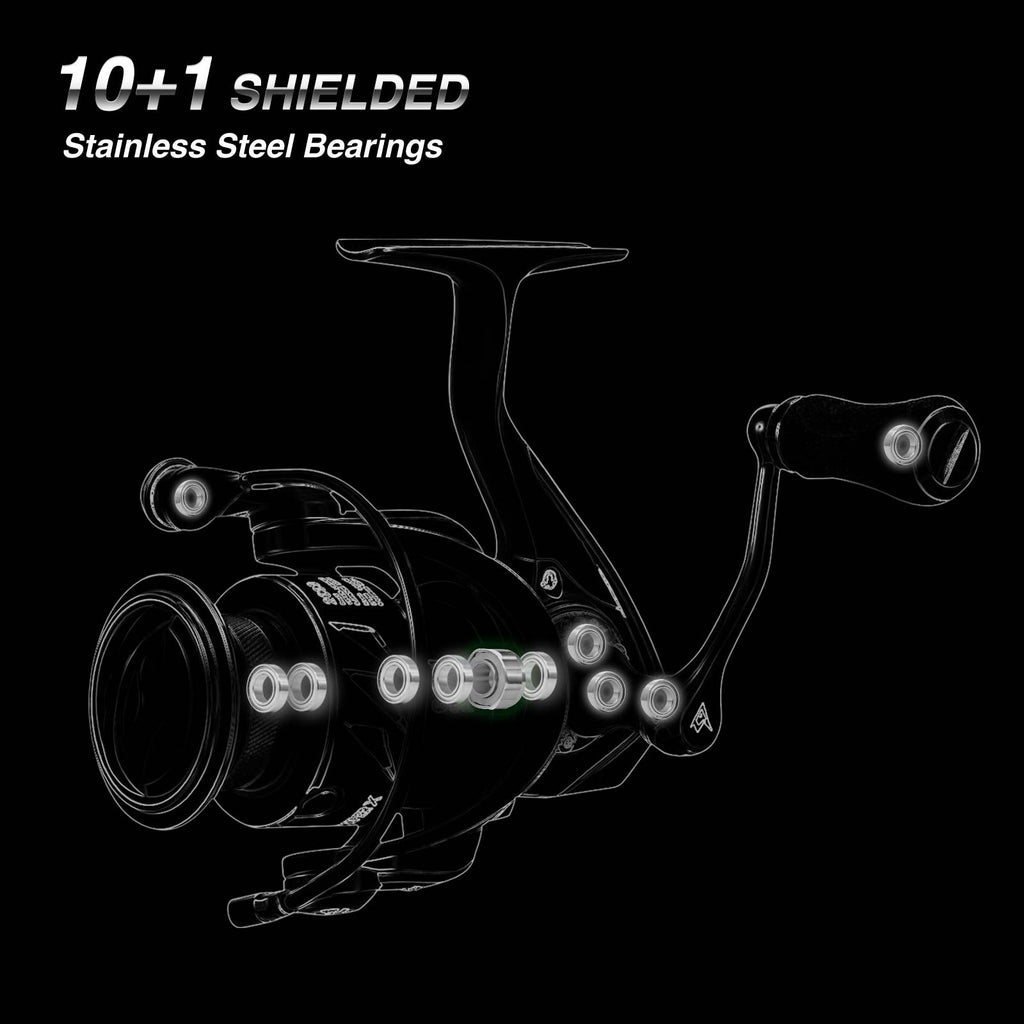 بكرة صيد دوارة Petprovac Viper X عالية السرعة مقاس 500-5000